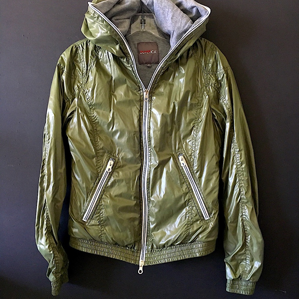 Nylon Windbreaker Hooded Jacket